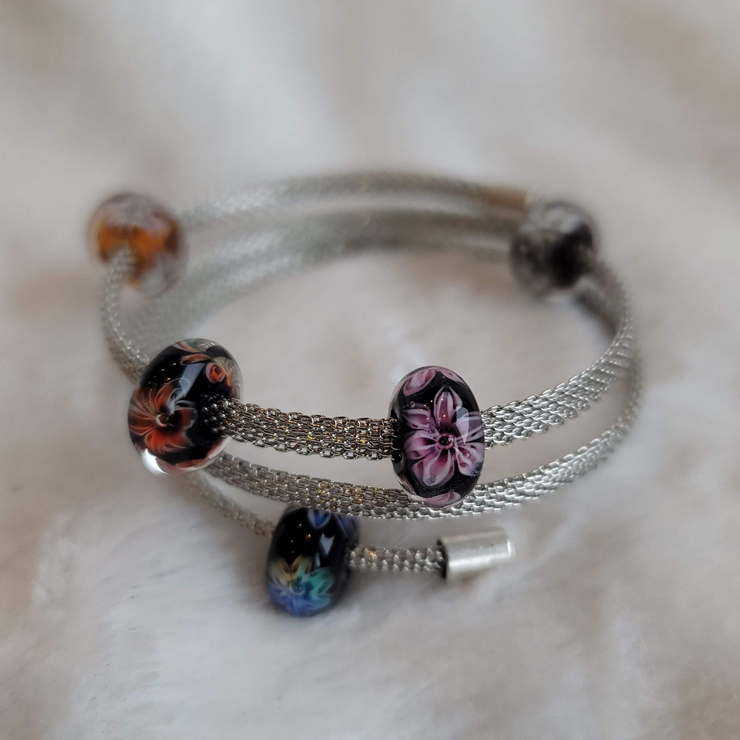 Floral Symphony Chain Bracelet