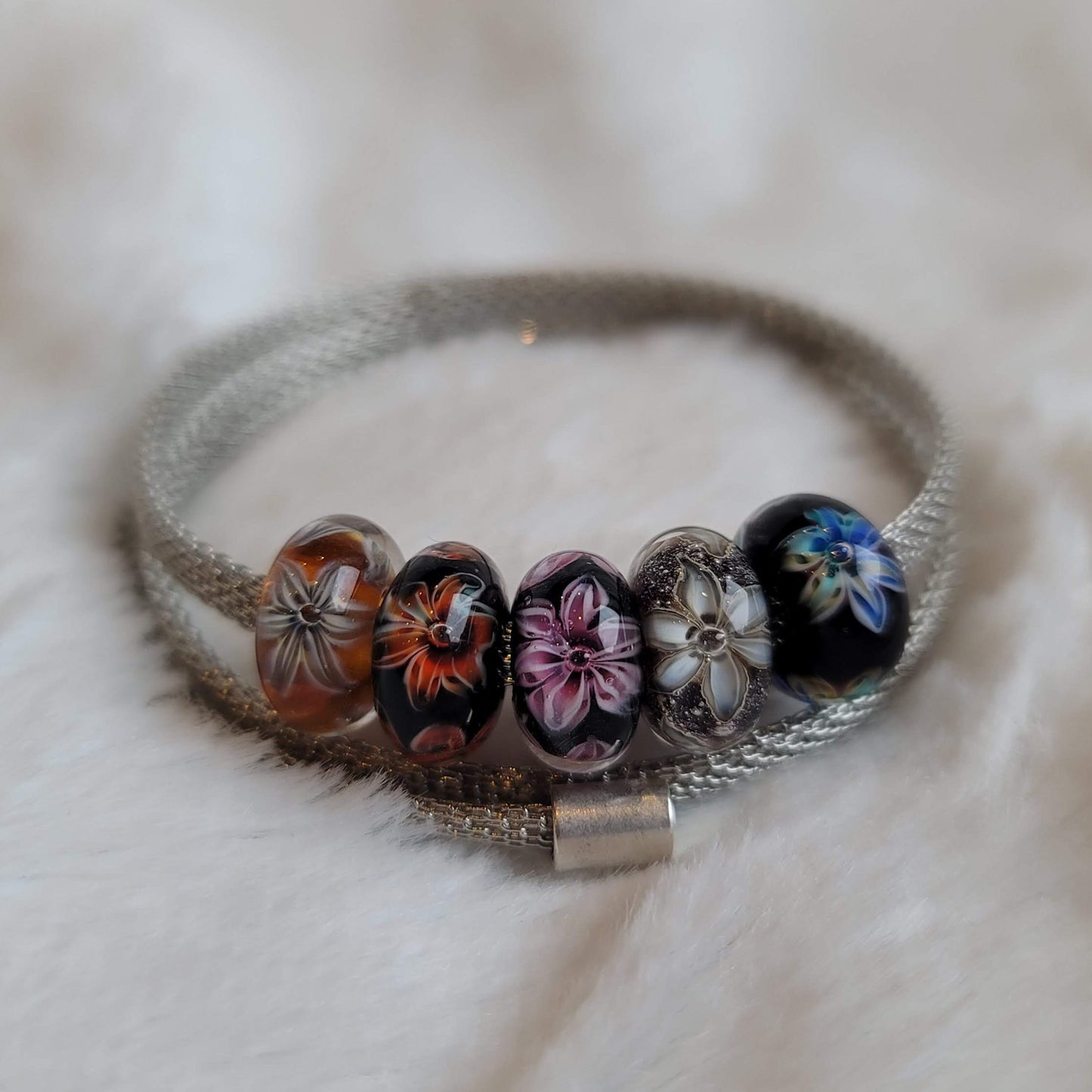 Floral Symphony Chain Bracelet