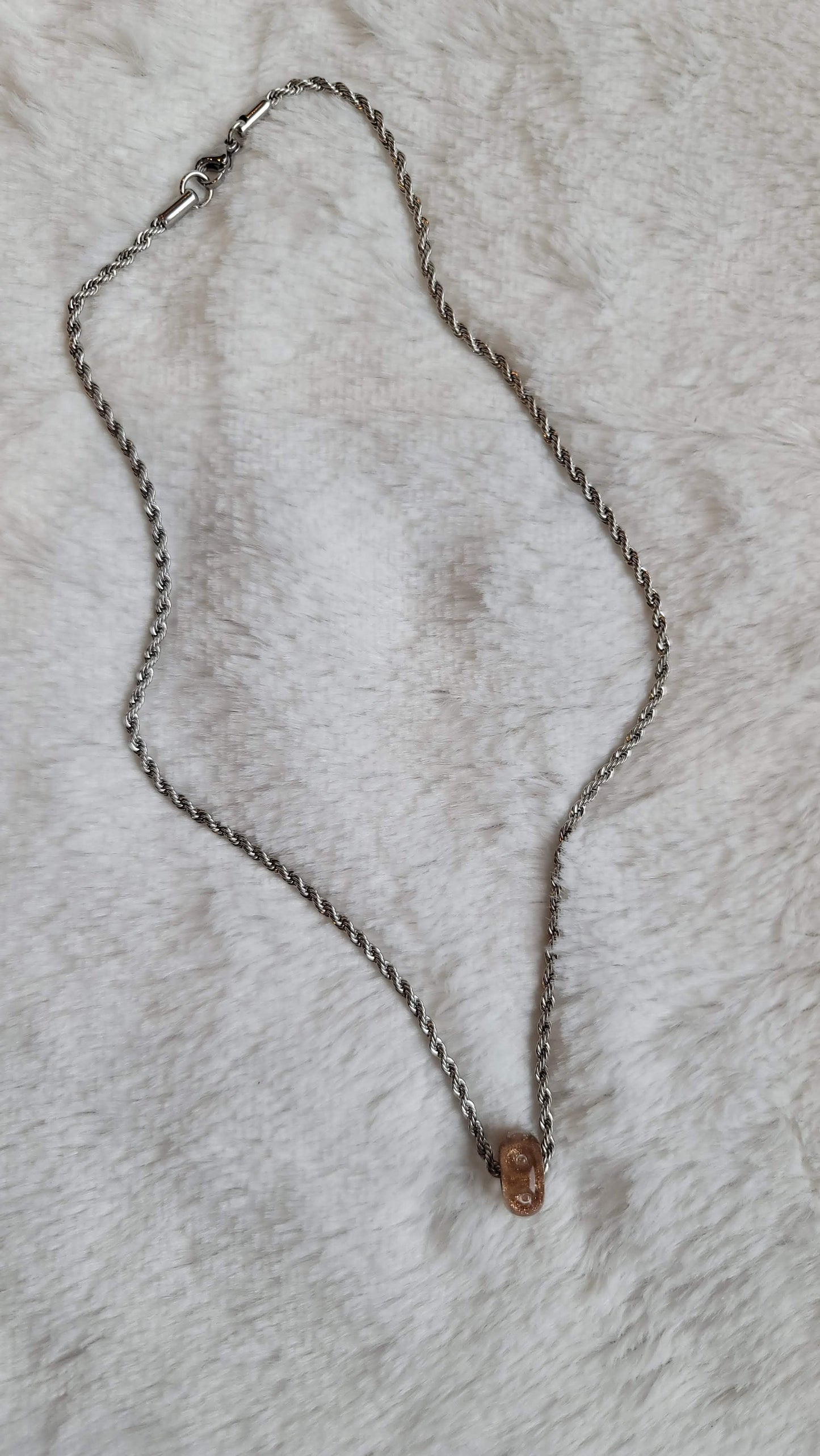 Golden Bubbles Necklace Tathara Beaded Necklace Full Photo.