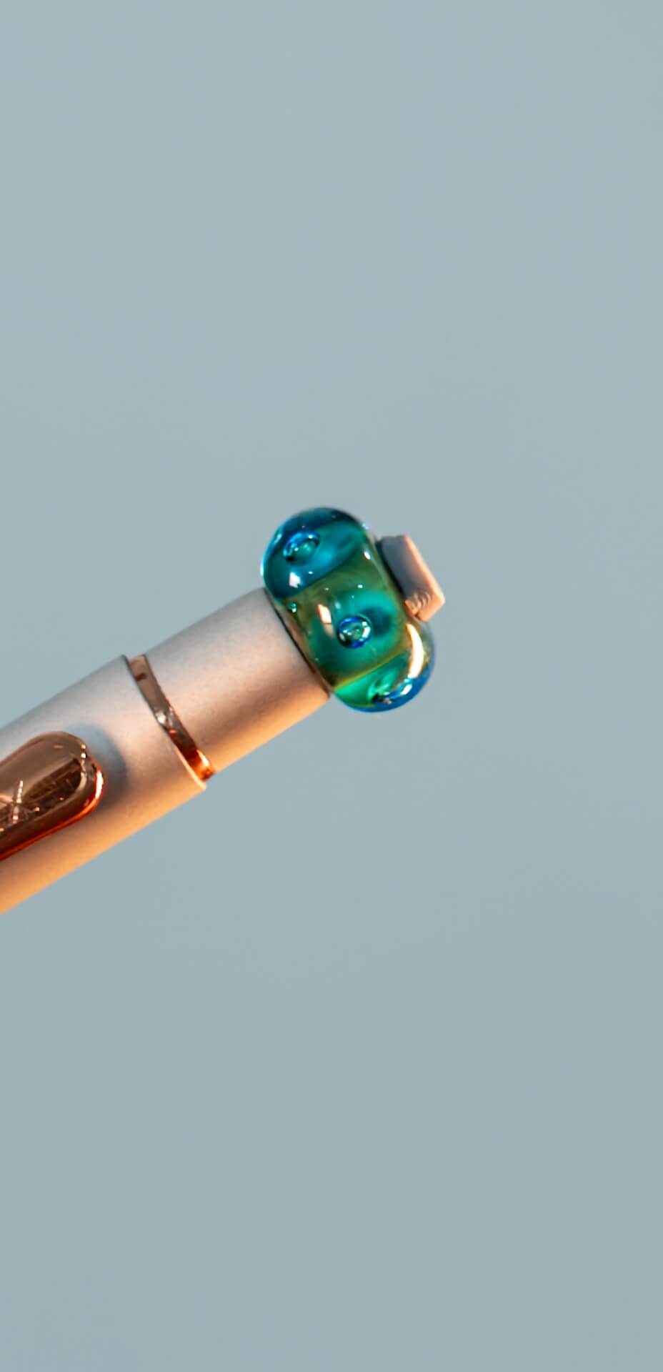 Tathara Unomax Beaded Pen. Ocean Bubbles Pen.