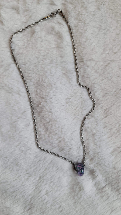 Pink Petals Necklace  Tathara Beaded Necklace Full Photo.